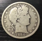 1900-O Barber Silver Half Dollar, VG. STC! F87