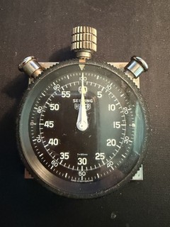 Heuer Sebring Split Second Dash Timer VINTAGE Good condition