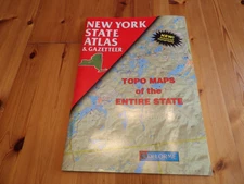 New York Atlas & Gazetteer, Maps Published by Delorme, 5th, 1998
