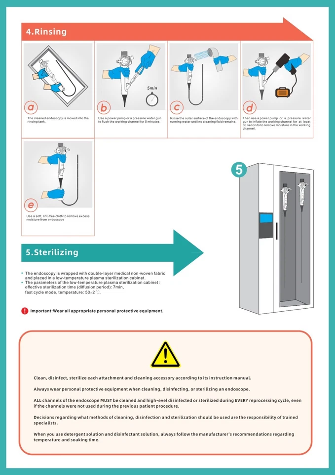 Endoscopio Electrónico Flexible Desechable Longitud Seleccionable, Alta Definición Foto 4 de 4