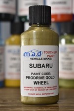 TOUCH UP PAINT FOR SUBARU PRODRIVE GOLD ALLOY WHEEL PAINT 30ML CURB WRX STI