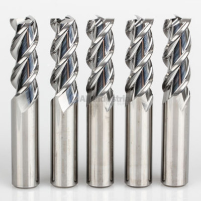 5 Pcs 1/4'' YG1 Alu-Power 3 Flute Regular Length Carbide End Mill for Aluminum