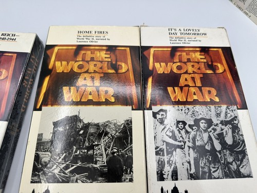 HBO The World at War 9 VHS Vol 14, 15, 22, 23, 26 Open, 16, 19, 21, 25 Sealed - Picture 7 of 15