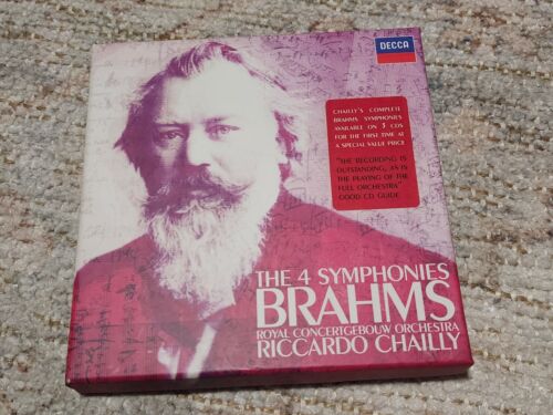 Brahms The 4 Symphonies~ Chailly ~Royal Concertgebouw~Decca 3 CD Box Set~ J