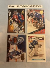 Stephane Fiset 4 Card Lot! Leaf Bowman Ultra Pinnacle NM+ Free Shipping