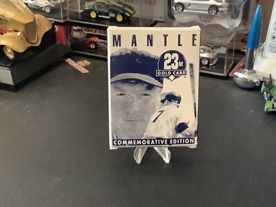 Micky Mantle 23kt Gold Card! Commemorative Ed.! 23kt Gold Sculpted Card 1996 !!