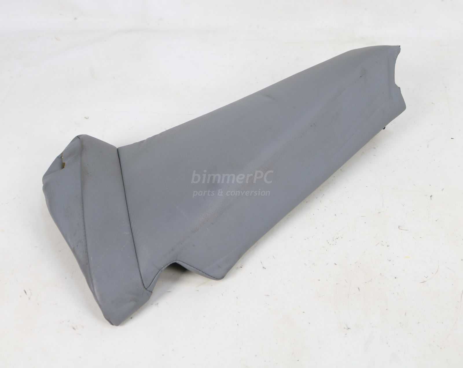 BMW OEM E46 Leather Grey Rear Passenger Lateral Seat Bolster Right  