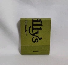 Vintage Matchbook Fitzwilly's Restaurant Bar Connecticut Advertising Full