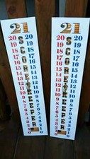 Set of 2 - 1776 Minuteman Theme Cornhole Scoreboard Score Keeper