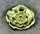 Sterling Silver Poppy 2⅝" Butter Pat or Nut Dish - Lunt 37 - 16g