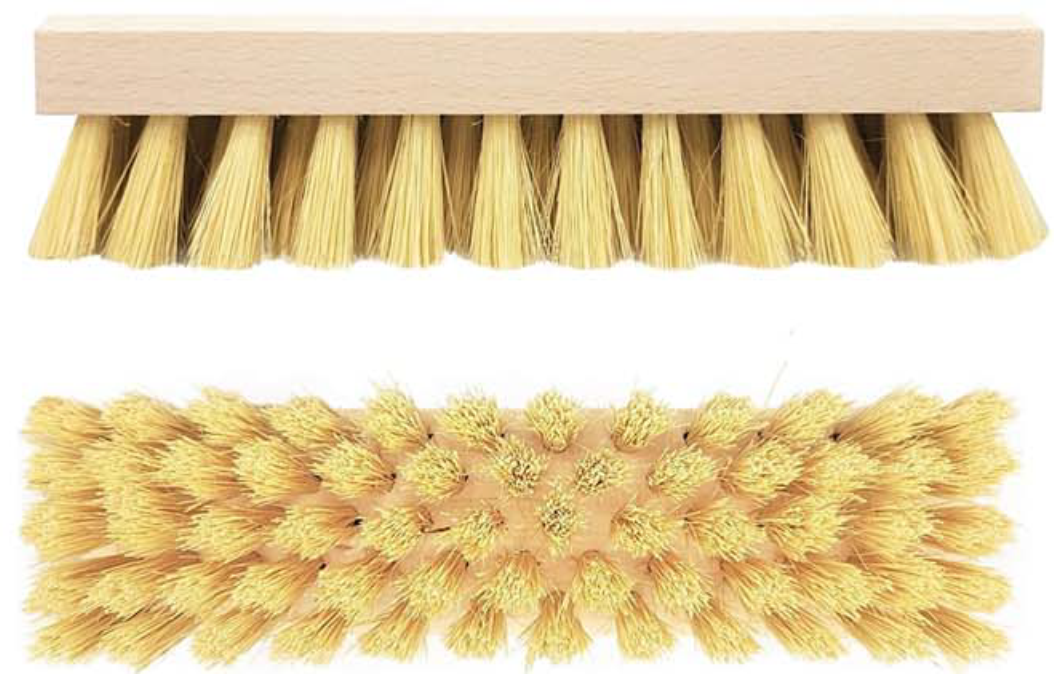 2x Scheuerbürste Aus Buchenholz - Made In Germany Mit Naturborsten