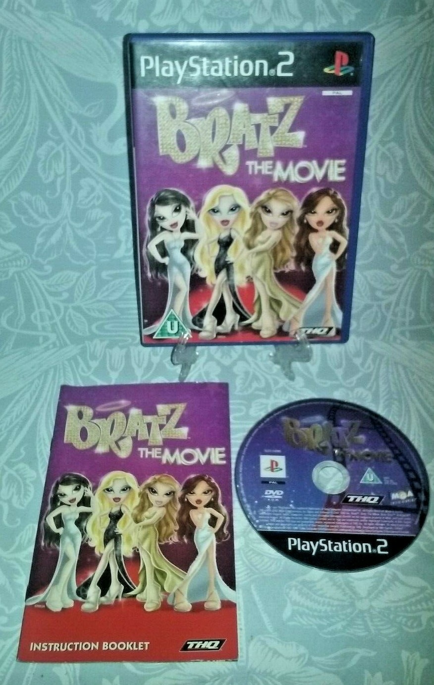 Bratz The Movie PS2 Sony Playstation 2 Brats CIB Game PAL English Manual inc A