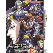 Record Of Ragnarok Season 1+2 (Vol.1-27 End) - Anime DVD with English Dubbed