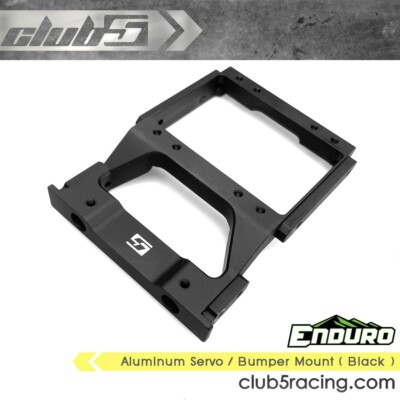 #ad Aluminum Servo Bumper Mount For Element Enduro Black $24.99