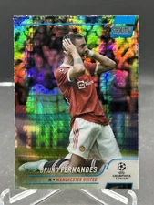 2022-23 topps chrome uefa Stadium Club Bruno Fernandes #18 Man United Refractor