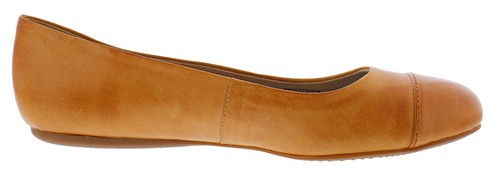 SOFTWALK WOMEN'S NAPA SLIP-ON BALLERINA FLATS TAN - Picture 2 of 6