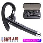 Bluetooth Headset Handsfree Earphone with Charging Case Business Sports Earpiece