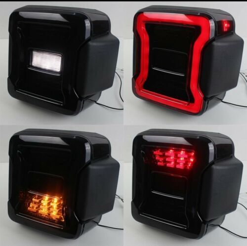 STOP LED PER JEEP WRANGLER JL FRECCIA RETROMARCIA FARI FANALI POSTERIORI CANBUS - Imagen 5 de 8