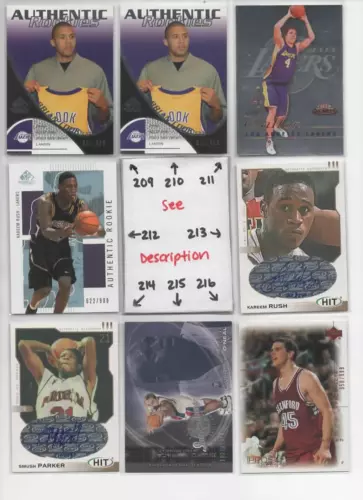 NEW Los Angeles Lakers U-PICK Serial #d JERSEY AUTO Rookies LEBRON KOBE MAGIC AD