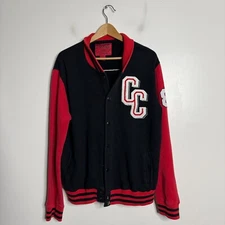 Coca-Cola Varsity Jacket Men's XL Cotton