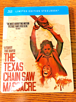 The Texas Chainsaw Massacre Blu-Ray Steelbook 1974 Horror Movie