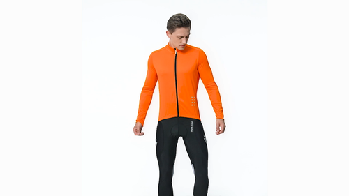 WOSAWE Herren Radfahren Langarmtrikot Rennrad Atmungsaktives Shirt Dehnbares Top - Video 1 von 1