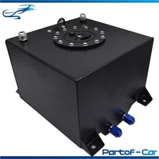 Aluminum Fuel Cell Gas Tank&Level Sender Racing/drifting 5 Gallon Coated