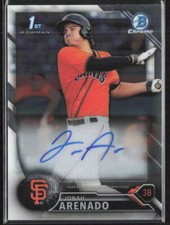 2016 Bowman Chrome #BCAP-JA Jonah Arenado 1st Bowman Auto