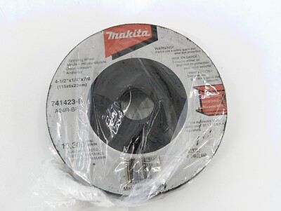 Makita 741423-B 4-1/2 in. x 7/8 in. x 1/4 in. 24-Grit Metal 