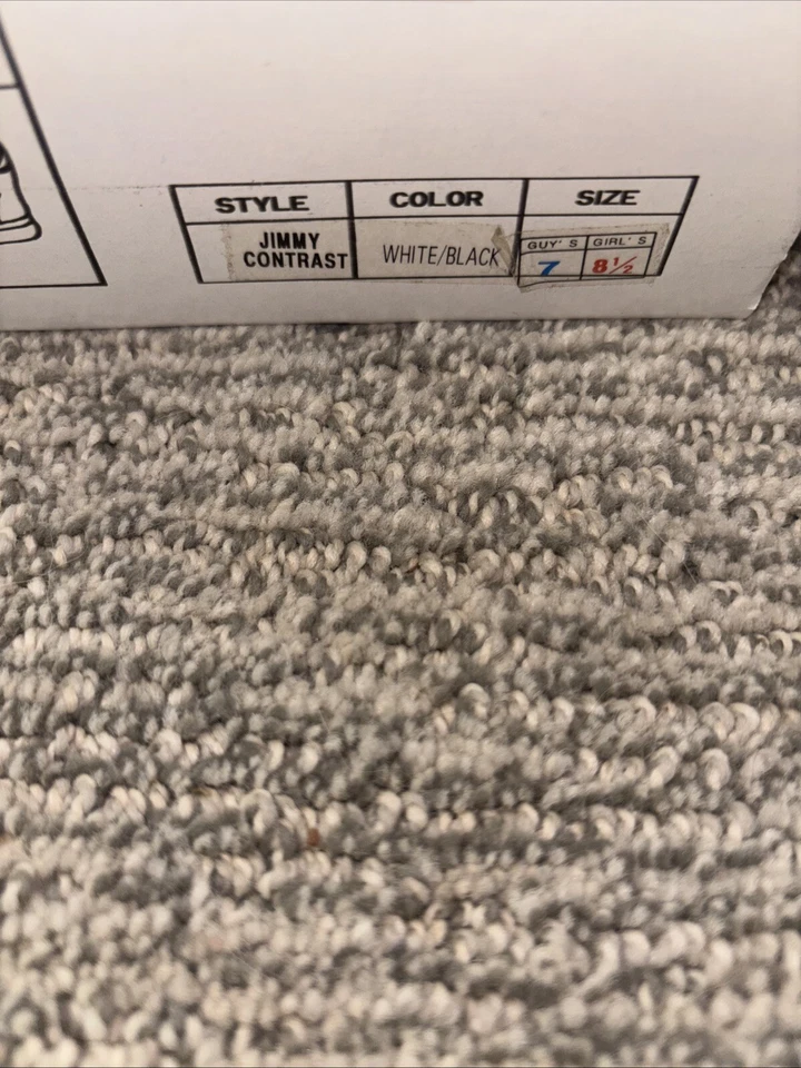 Zapatillas Airwalk Jimmy Contraste De Colección Para Hombre Talla 7 Blanco/Negro En Caja Raras Foto 3 de 4