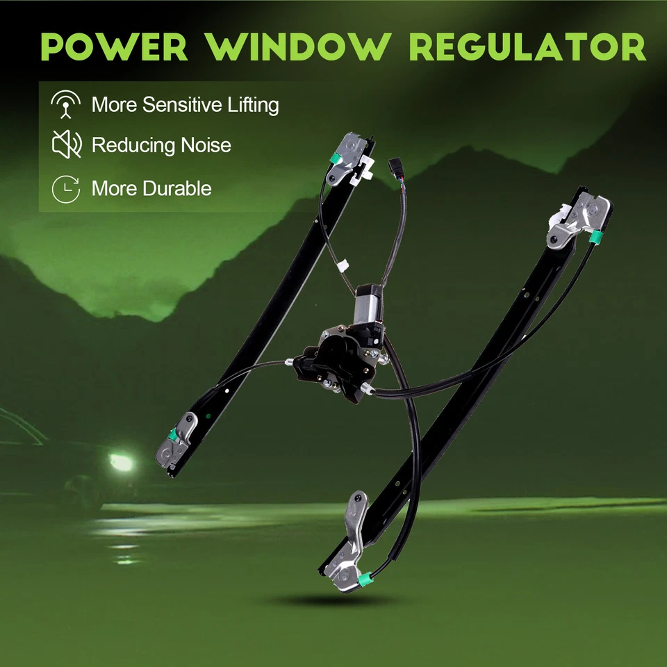 Para Chrysler Dodge Caravan 2001-2003 delantero izquierdo con regulador de ventana eléctrica del motor Foto 3 de 4