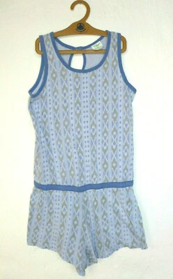 ♥ Jumpsuit  ♥ BIO BAUMWOLLE / Einteiler /  Sommer - Anzug Shorty Pyjama Gr 140 - Bild 1 von 4