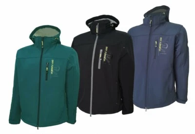 Dry Fashion Herren 3-Lagen Softshelljacke Langeoog Fleecefutter atmungsaktiv