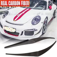 DRY CARBON FIBER Front Bumper Splitter Canards Fins for Porsche 911 991 GT3 13UP (For: Porsche 911 GT3)