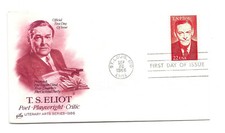 2239 T. S. Eliot ArtCraft  FDC