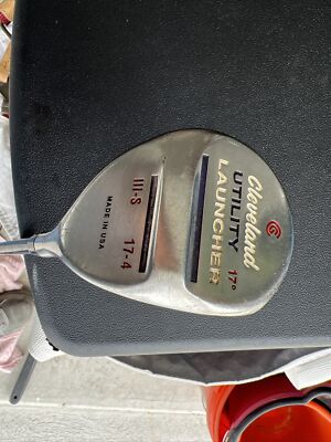Rare Cleveland Golf  VAS Utility 4 Wood 17* Graphite Stiff Right Hand