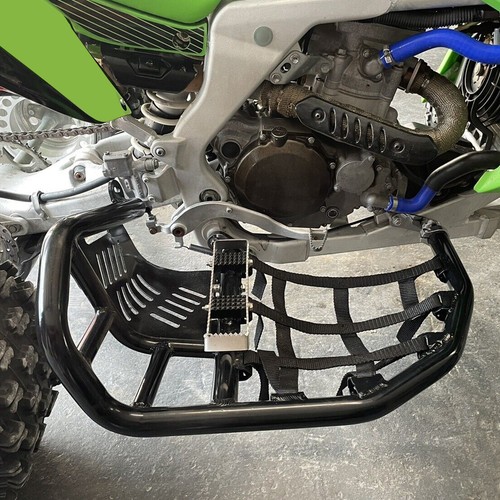 Nerf Bars Peg Heel Guard Black Nerf For Kawasaki KFX 450R KFX450R 2008-2014 2015 - Picture 9 of 14