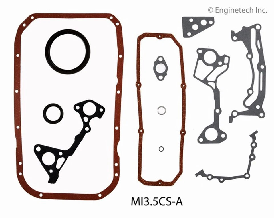 Se adapta a: 1991-1996 Dodge Stealth 3,0 L DOHC 6G72 KIT DE RECONSTRUCCIÓN DE ANILLO DE MOTOR SIN T Foto 3 de 4