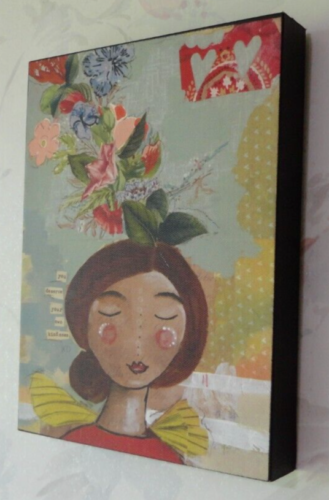 Kelly Rae Roberts "You Deserve Your Own Kindness" Demdaco Canvas Wall/Table Art