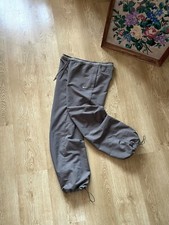 Vintage Y2K Nike Flared Track Sweat Pants Joggers Women  s Size M Khaki