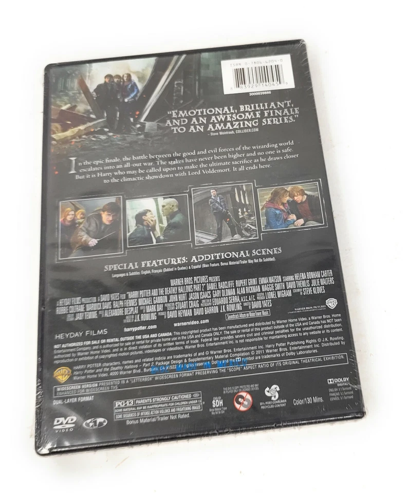 Harry Potter and the Deathly Hallows: Part II, DVD, 2011 - Image 2 of 3