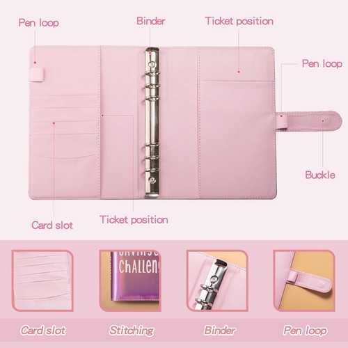 100 Envelope Challenge Budget Planner $5,050 Money Saving Cash Challenge Book - Picture 2 of 15