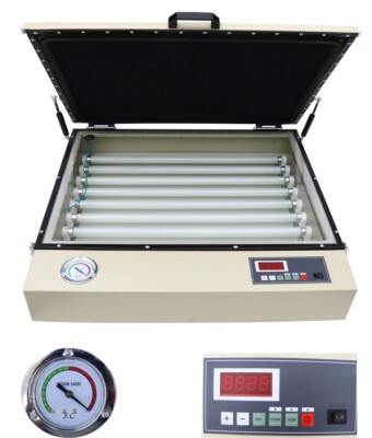 Vacuum UV Exposure Unit for Screen Printing Digital Display 15.7''×19.6'' 110V