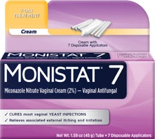 SM Monistat 7-Day Treatment 100 mg Miconazole Cream 1.59 Oz