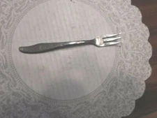 Vintage Atomic Star Mar-crest Stainless Seafood Cocktail Fork U.S.A