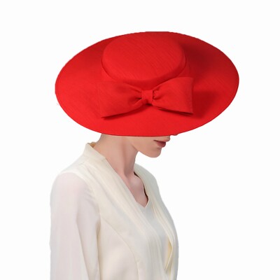 Brim Hat Ladies Fancy Red Hats Wide Brim Red Straw Ladies Dress Hat