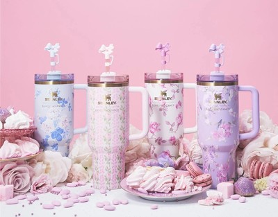 New Stanley x LoveShackFancy Blooming Heirloom Pink 40oz Quencher 