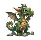 Rainbow Birthday Party Supply-Cake Toppers