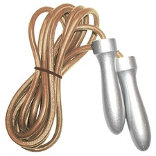 Toorx Corda Salto Pelle Cuoio Manici in Alluminio Saltare Boxe Pugilato Crossfit