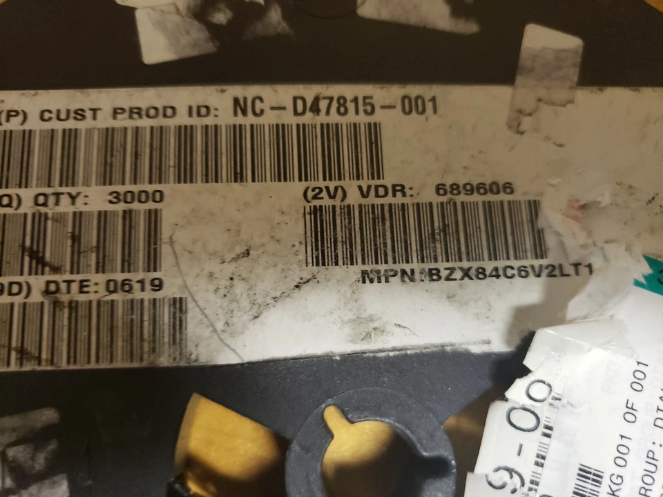 BZX84C6V2LT116 - Diode Zener Single 6.2V 5% 300mW 3-Pin SOT-23 (1,074 pcs) - Image 2 of 2